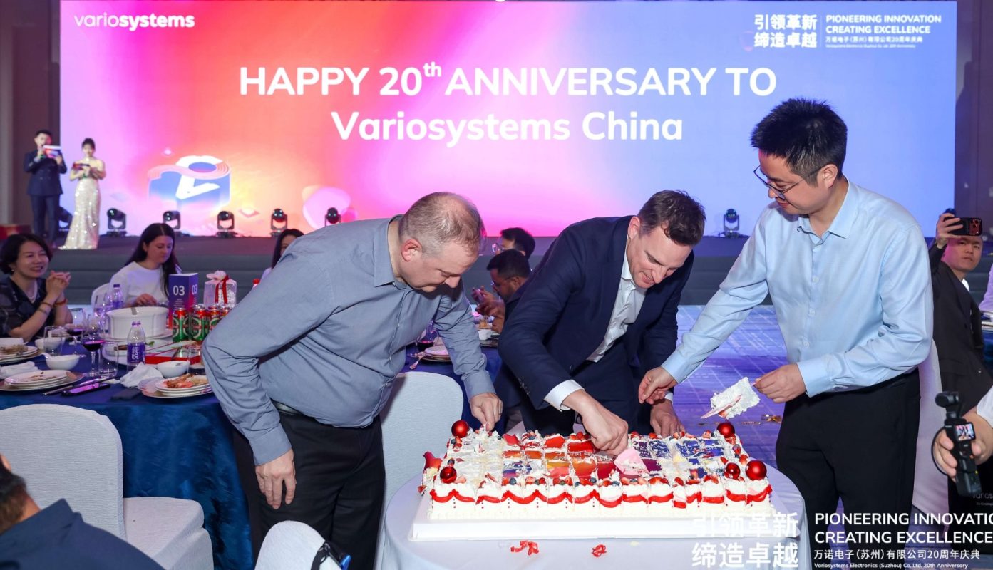 20 years Variosystems - anniversary cake
